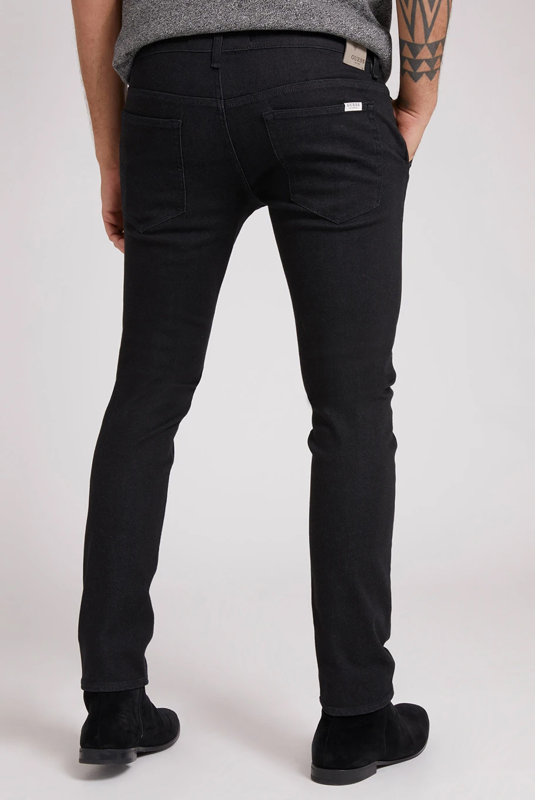 Jeans Skinny Noir M1ba81 D4hp1 Guess