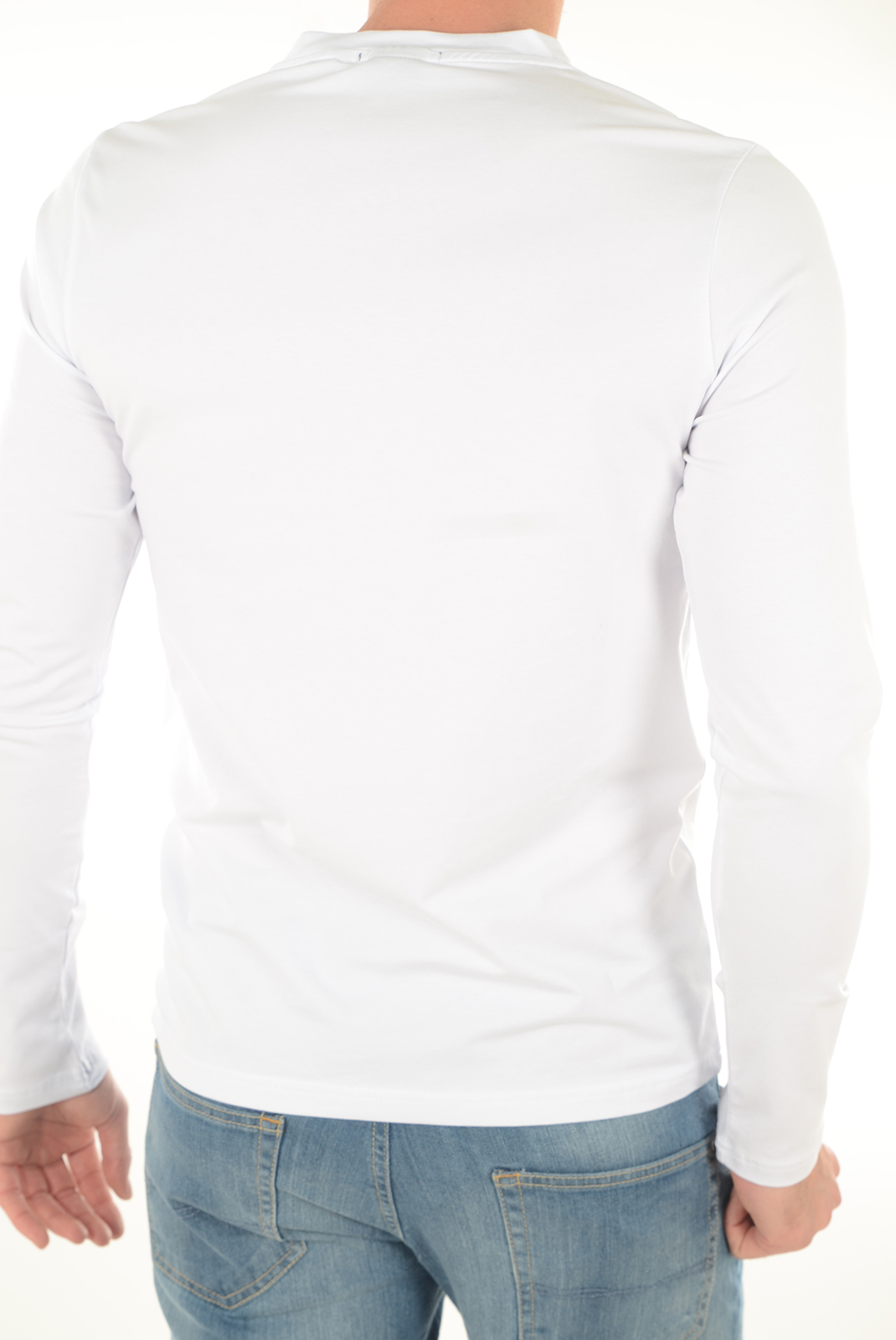 Redskins Tee-shirt Blanc Wow Warner Col Montant Zippé